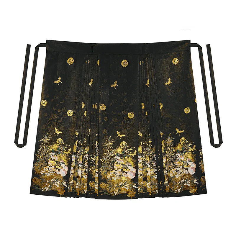 Ming Dynasty Modern Hanfu for Chinese New Year Festivals - Jade Peach Spirit 玉桃灵