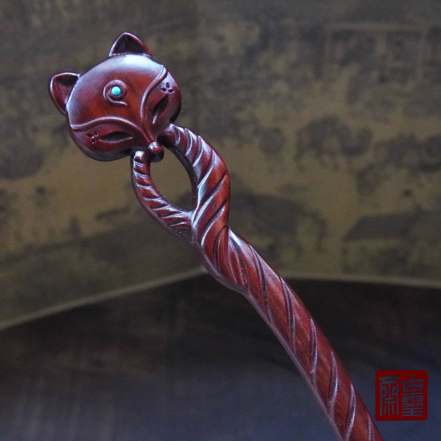 Qingqiu Fox Hair Stick | Hanfu Hair Accessory