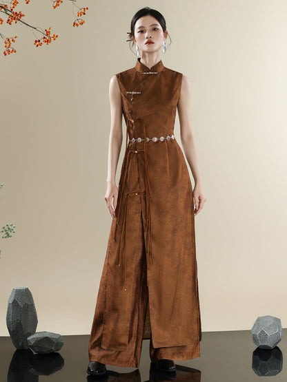 Modern Ode-Inspired Qipao Dress | New Chinese Style Slim Cheongsam