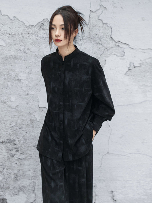 New Chinese Martial Arts Style Long Sleeve Top