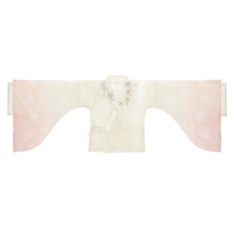 Wei Jin Dynasty Qiyao Ruqun Hanfu | Drunken Blossoms 起舞醉花荫