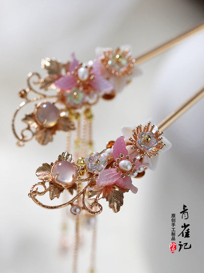 Song of Flowers Hair Stick | Hanfu Hair Accessory