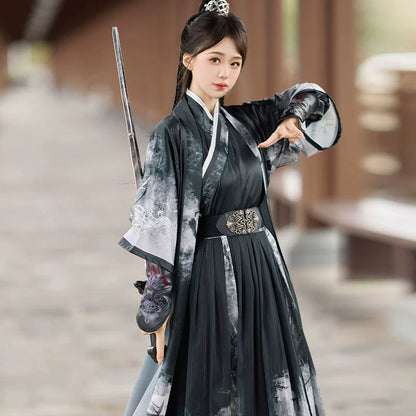 Wei Jin Dynasty Qiyao Ruqun Hanfu | Seeking Tranquility 寻幽