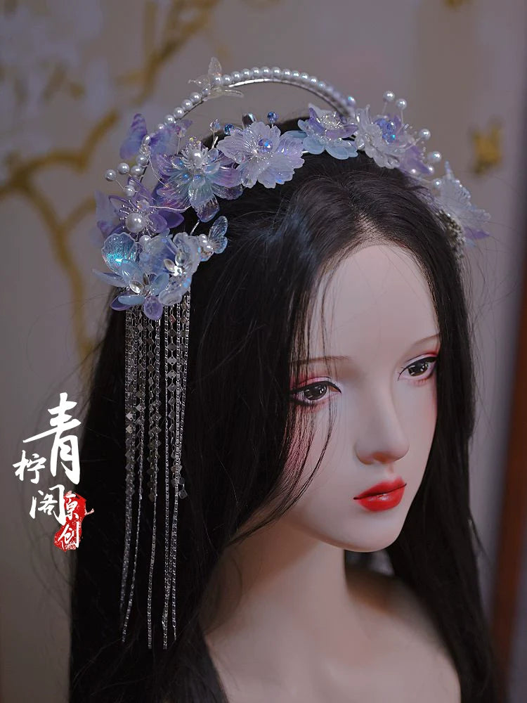 Hair Pins: Glazed Flowers