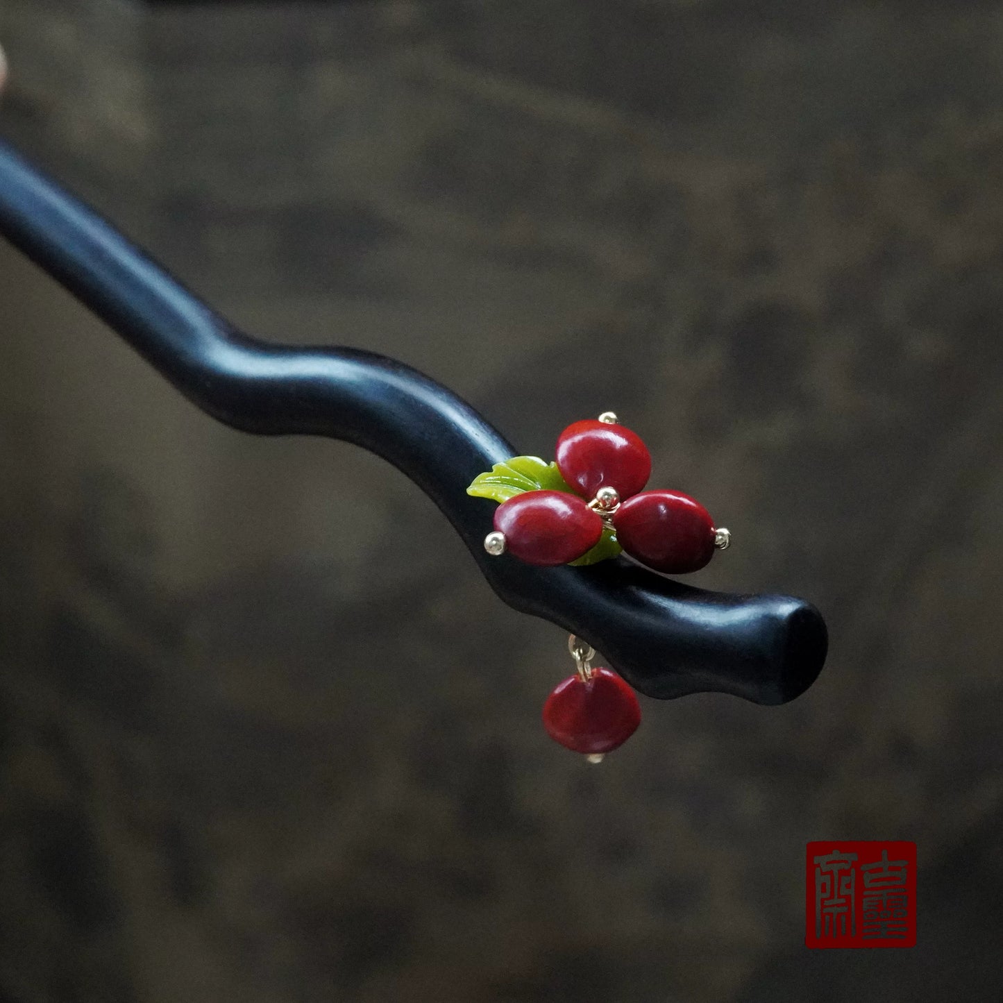 Red Bean Hair Stick | Ancient Chinese Hair Accessory
