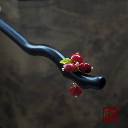 Red Bean Hair Stick | Ancient Chinese Hair Accessory