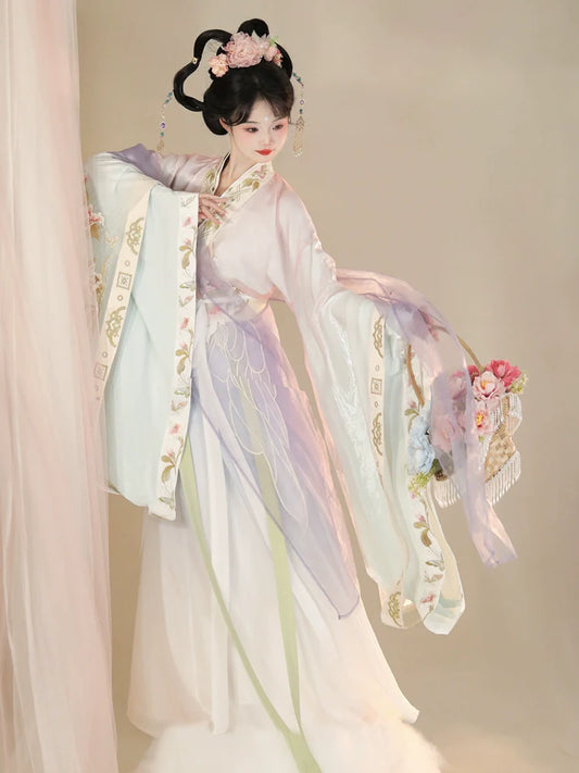 Wei Jin Dynasty Qiyao Ruqun Hanfu | Fairy Spirit