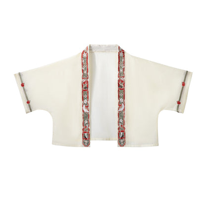 Little Apple | Modern Chinese Hanfu Set with Strap Top and Skirt