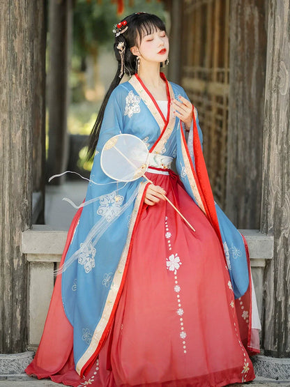 Wei Jin Dynasty Qiyao Ruqun Hanfu | Talia