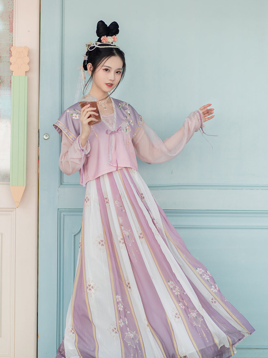 Flower Collector 花间集- Tang Dynasty Style Beizi Qiyao Ruqun