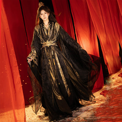 Wei Jin Dynasty Men and Women Qiyao Ruqun Hanfu | Cangming 苍溟