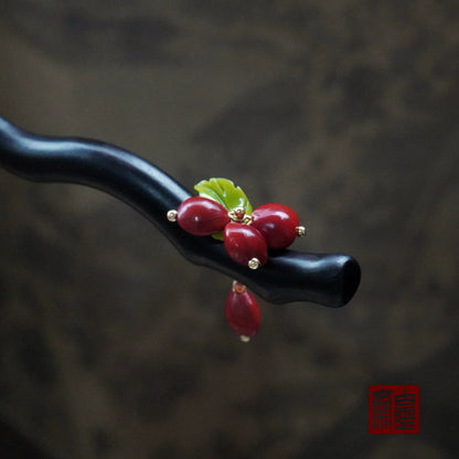 Red Bean Hair Stick | Ancient Chinese Hair Accessory
