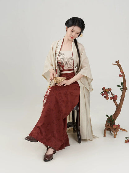 Song Dynasty Modern Hanfu - Evening Magpie 晚鹊 (Preorder)