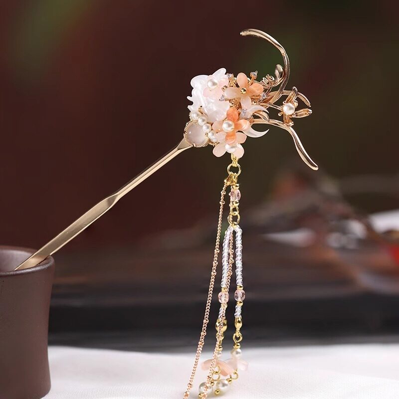 Autumn Moon Hair Stick | Traditional Chinese Hair Accessory