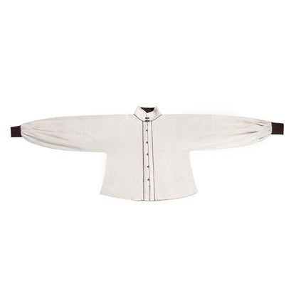 Song Dynasty Modern Hanfu Outerwear Changgan Temple Beizi and Wrap Skirt - 暖秋 Warm Autumn (Preorder)