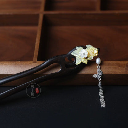 Golden Scales Hair Stick | Hanfu Hair Accessory