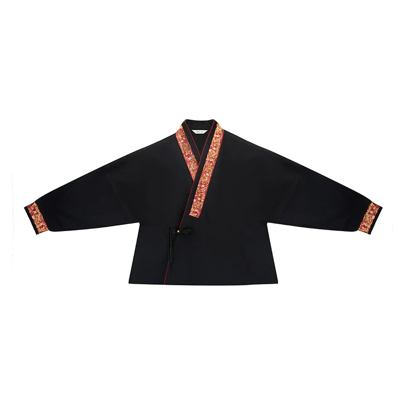 New Chinese Style Women Jacket & Dunhuang Scroll Motif Long Skirt - Tang Juanjuan 唐卷卷 (Preorder)