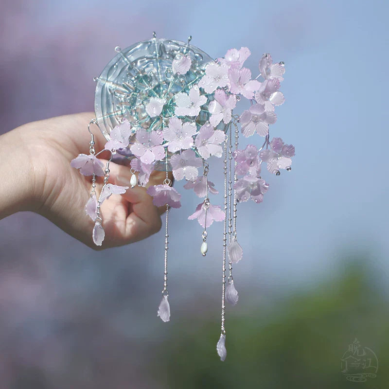 Raining Cherry Blossoms Hair Stick | Ancient Chinese Hair Accessory