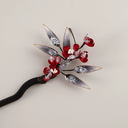Falling Snow and Plum Blossom Hair Stick | Hanfu Hair Accessory