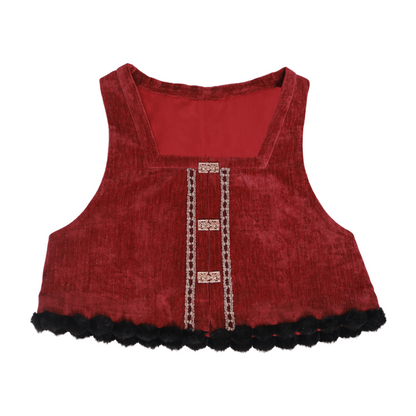 Festive Hanfu Crop Jacket and Spiral Skirt for Chinese New Year - Serenade 小夜曲 (Preorder)