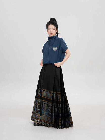 Ming Dynasty Modern Hanfu Mamianqun Outfit - Bingzhi 秉知