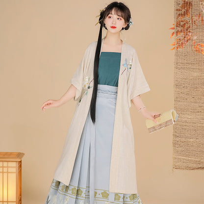 Changgan Temple 长干寺 - Song Dynasty Style Qiyao Ruqun Hanfu