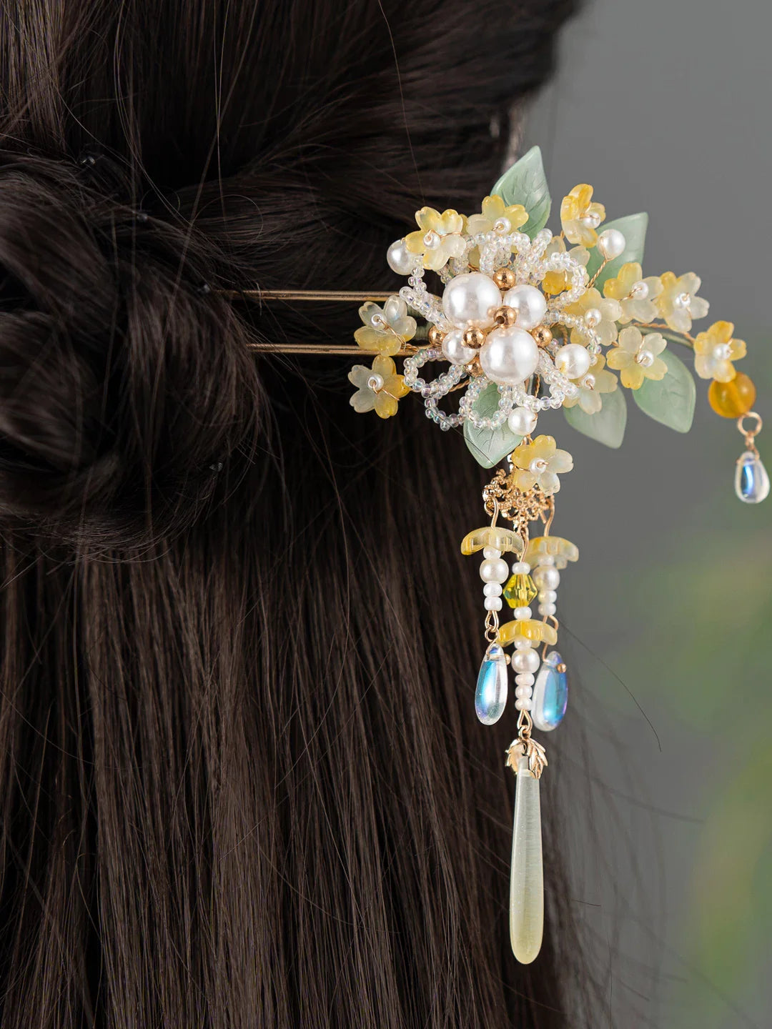 Golden Autumn Hair Stick | Ancient Chinese Hair Accessory