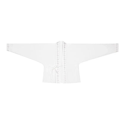 Chinese Long Sleeve Shirt & Mamian Skirt Outfit | Scenic Mountain 山河映画