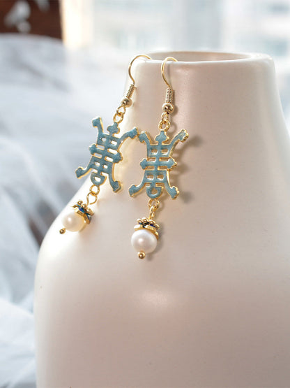 Longevity Earrings | Ancient China Jewelry