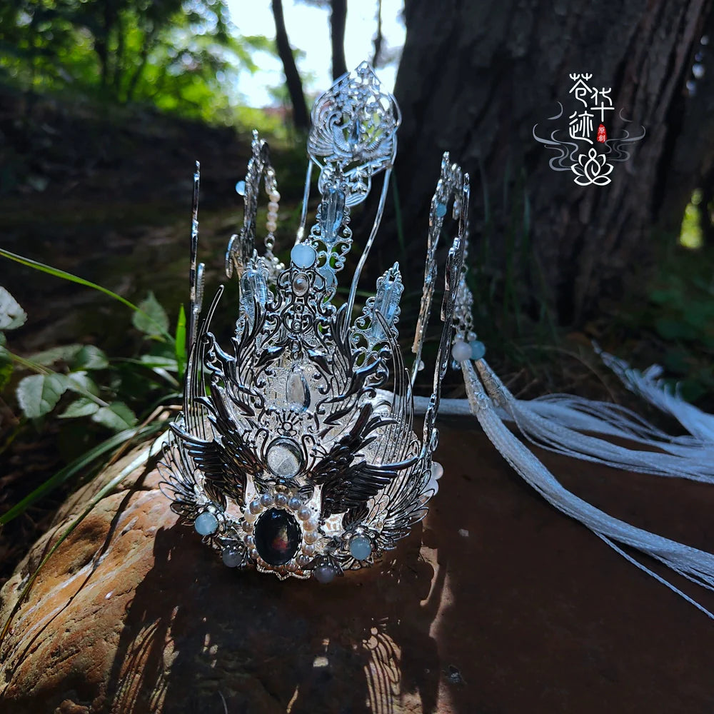 Galaxy River - Unisex Hanfu Hair Crown (Preorder)