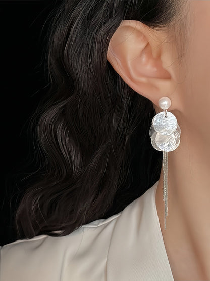 Pearls and Shells Earrings | Hanfu Jewelry