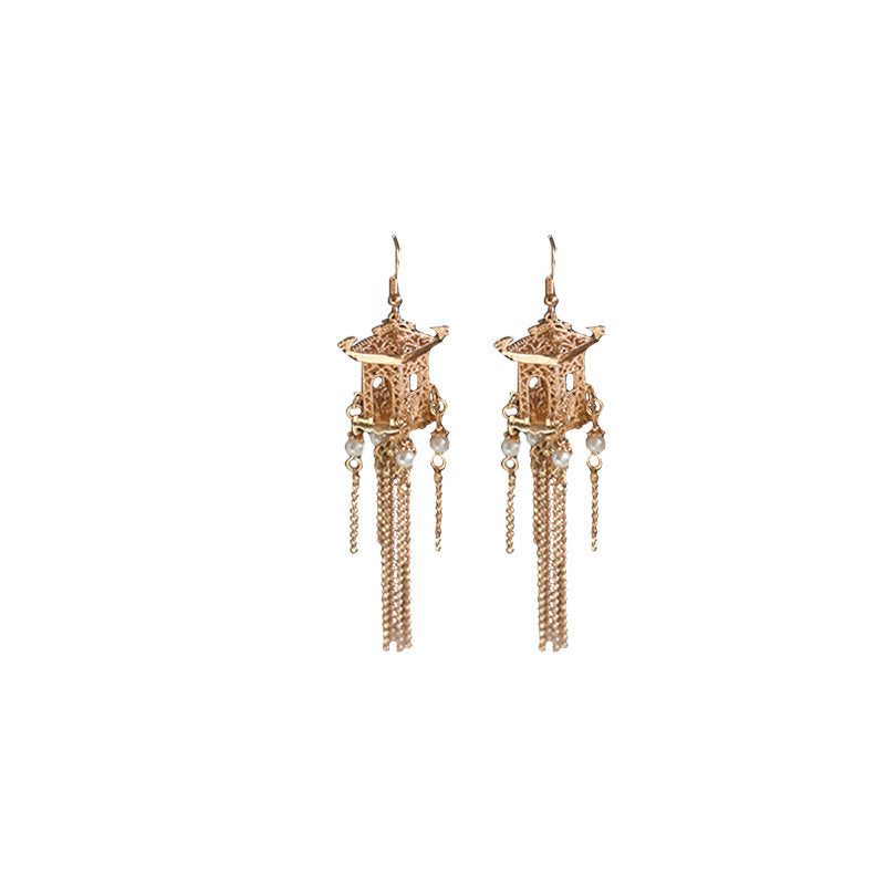 Twelve Midnight Palace Antique Earrings | Hanfu Jewelry