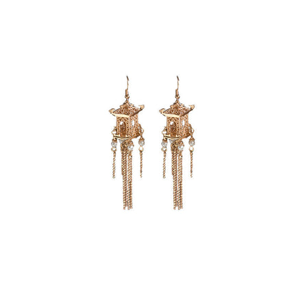 Twelve Midnight Palace Antique Earrings | Hanfu Jewelry