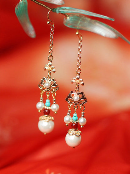 Gorgeous Tang Dynasty Earrings | Hanfu Jewelry