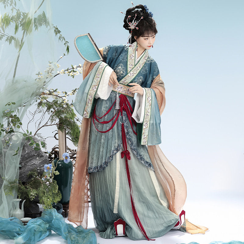 Wei Jin Dynasty Qiyao Ruqun Hanfu | Yanruyi 颜如玉