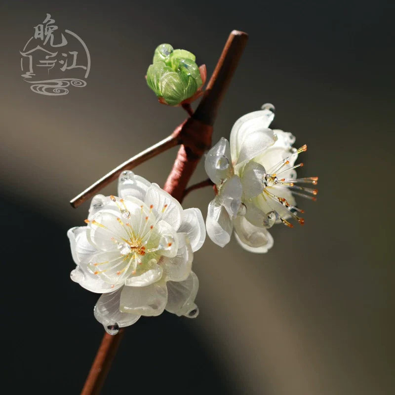 Green Plum Hair Stick | Ancient Chinese Hair Accessory