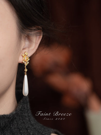 Osmanthus Fragrance Earrings | Cheongsam Jewelry