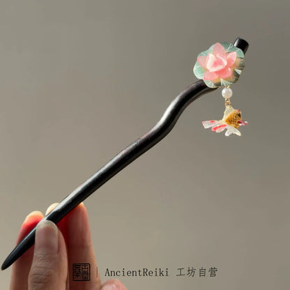 Happy Koi Hair Stick | Ancient Chinese Hair Accessory