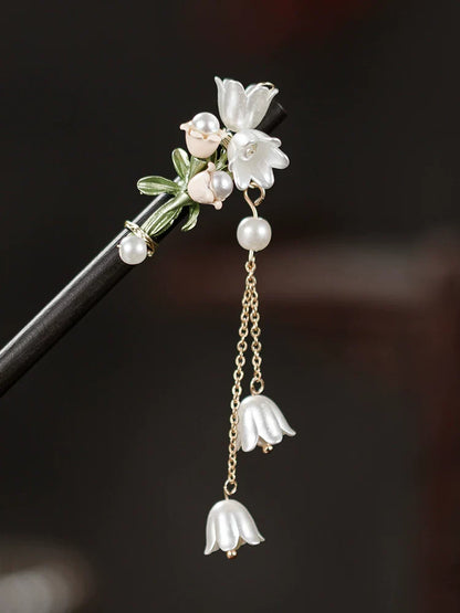 Linglan Pearl Hair Stick | Ancient Chinese Hair Accessory