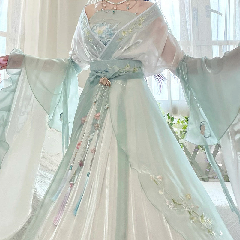 Wei Jin Dynasty Qiyao Ruqun Hanfu | Jieyou 解忧
