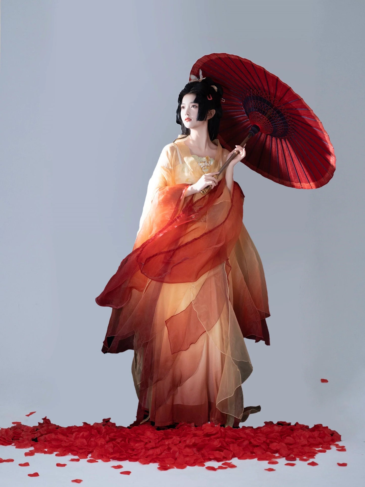 Wei Jin Dynasty Qiyao Ruqun Hanfu | Golden Lotus 金荷