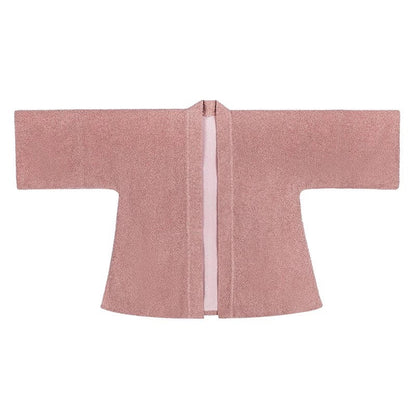Song Dynasty Modern Hanfu Set with Winged Sleeve Top and Spiral Skirt - Begonia 海棠 (Preorder)