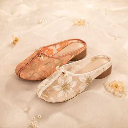 Vanessa - Sheer Slip-On Shoes for Cheongsam