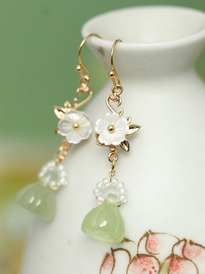 Lotus Pod Earrings | Hanfu Jewelry