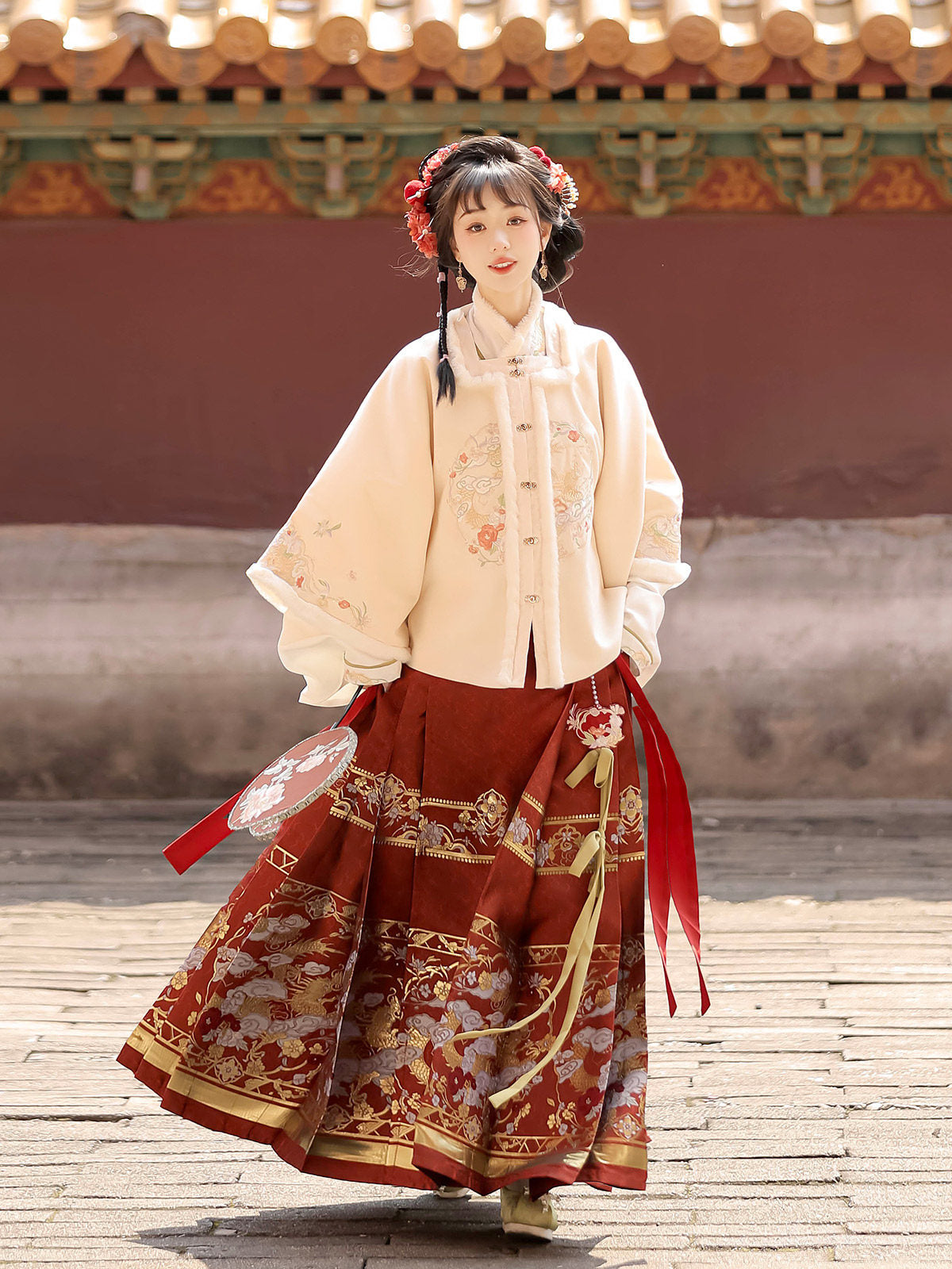 Ming Dynasty Chinese New Year Festival Hanfu | Moonlit Night 月夜