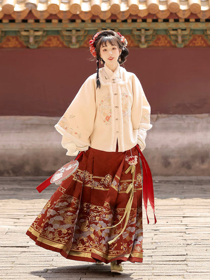 Ming Dynasty Chinese New Year Festival Hanfu | Moonlit Night 月夜