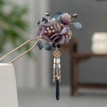 Ink Clouds Hair Stick  | Ancient Chinese Hair Accessory