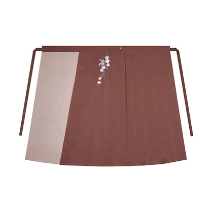 Song Dynasty Modern Hanfu Set with Hooded Jacket and Spiral Skirt - Fangfei 芳菲 (Preorder)