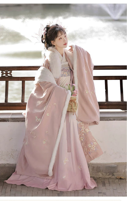 Ninglan 凝兰 - Tang Dynasty Style Qixiong Ruqun for Spring and Winter