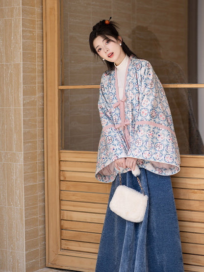Jin Dynasty Modern Hanfu Cardigan and Elastic Skirt - Ancient Song 古调歌 (Preorder)